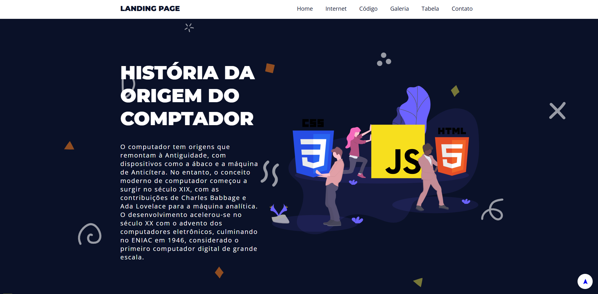 Imagem Landing page